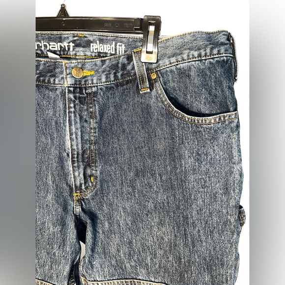 Carhartt Men's Rugged Flex Relaxed Fit Utility Double Front Jeans Size 38 x 34 - Picture 3 of 11